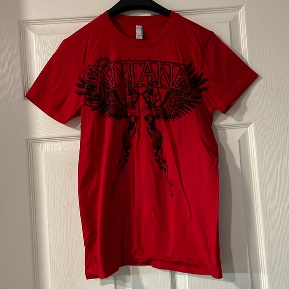 Santana Red Band Tshirt - Picture 1 of 4